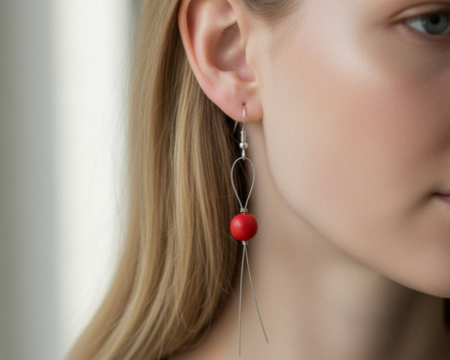 Earrings "Kalyvka"