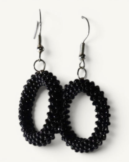 Earrings "Berry Noir"