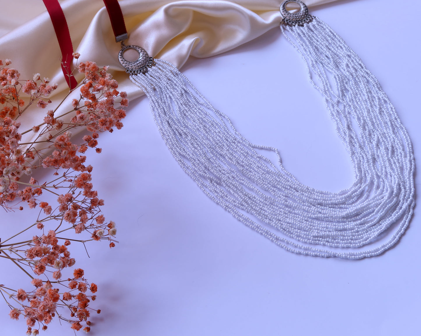 Multi-Strand Necklace “Lightveil”